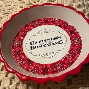 Vintage deep dish pie plate